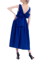 Load image into Gallery viewer, Carolyne Blue Bow Dress by Abôvian, Product type - Dress, Designed by Teress