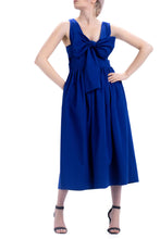 Load image into Gallery viewer, Carolyne Blue Bow Dress by Abôvian, Product type - Dress, Designed by Teress