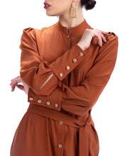 Load image into Gallery viewer, Caroline Orange Dress by Abôvian, Product type - Dress, Designed by Chill Fashion