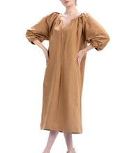 Load image into Gallery viewer, The Gabi in Golden Beige by Abôvian, Product type - Dress, Designed by Gabrielle1920