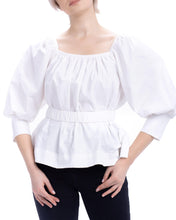 Load image into Gallery viewer, Amelia White Blouse by Abôvian, Product type - Top, Designed by Gabrielle1920
