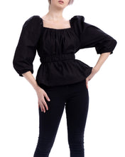 Load image into Gallery viewer, Amelia Black Blouse by Abôvian, Product type - Top, Designed by Gabrielle1920