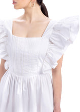 Load image into Gallery viewer, Butterfly White Dress by Abôvian, Product type - Dress, Designed by Saharyan Collection