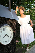 Load image into Gallery viewer, Butterfly White Dress by Abôvian, Product type - Dress, Designed by Saharyan Collection