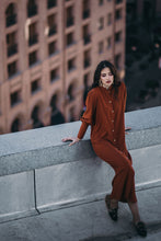 Load image into Gallery viewer, Caroline Orange Dress by Abôvian, Product type - Dress, Designed by Chill Fashion