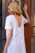 Load image into Gallery viewer, Celine White Dress by Abôvian, Product type - Dress, Designed by Saharyan Collection
