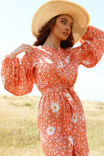 Load image into Gallery viewer, Chamila Orange Dress by Abôvian, Product type - Dress, Designed by AH Collection