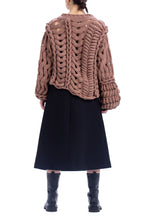 Load image into Gallery viewer, Wave Sweater in Dark Beige by Abôvian, Product type - Sweater, Designed by LOOM Weaving