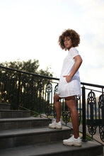 Load image into Gallery viewer, Celine White Dress by Abôvian, Product type - Dress, Designed by Saharyan Collection