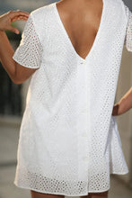 Load image into Gallery viewer, Celine White Dress by Abôvian, Product type - Dress, Designed by Saharyan Collection