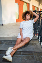 Load image into Gallery viewer, Celine White Dress by Abôvian, Product type - Dress, Designed by Saharyan Collection