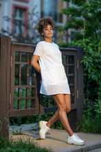 Load image into Gallery viewer, Celine White Dress by Abôvian, Product type - Dress, Designed by Saharyan Collection