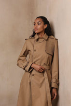 Load image into Gallery viewer, Camille Beige Trenchcoat by Abôvian, Product type - Coat, Designed by Saharyan Collection