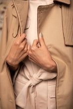 Load image into Gallery viewer, Camille Beige Trenchcoat by Abôvian, Product type - Coat, Designed by Saharyan Collection