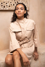 Load image into Gallery viewer, Amarilla Cream Dress by Abôvian, Product type - Dress, Designed by Saharyan Collection