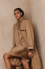 Load image into Gallery viewer, Camille Beige Trenchcoat by Abôvian, Product type - Coat, Designed by Saharyan Collection