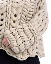 Load image into Gallery viewer, Wave Sweater in Light Beige by Abôvian, Product type - Sweater, Designed by LOOM Weaving