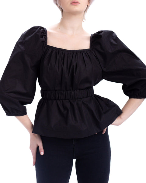 Amelia Black Blouse by Abôvian, Product type - Top, Designed by Gabrielle1920