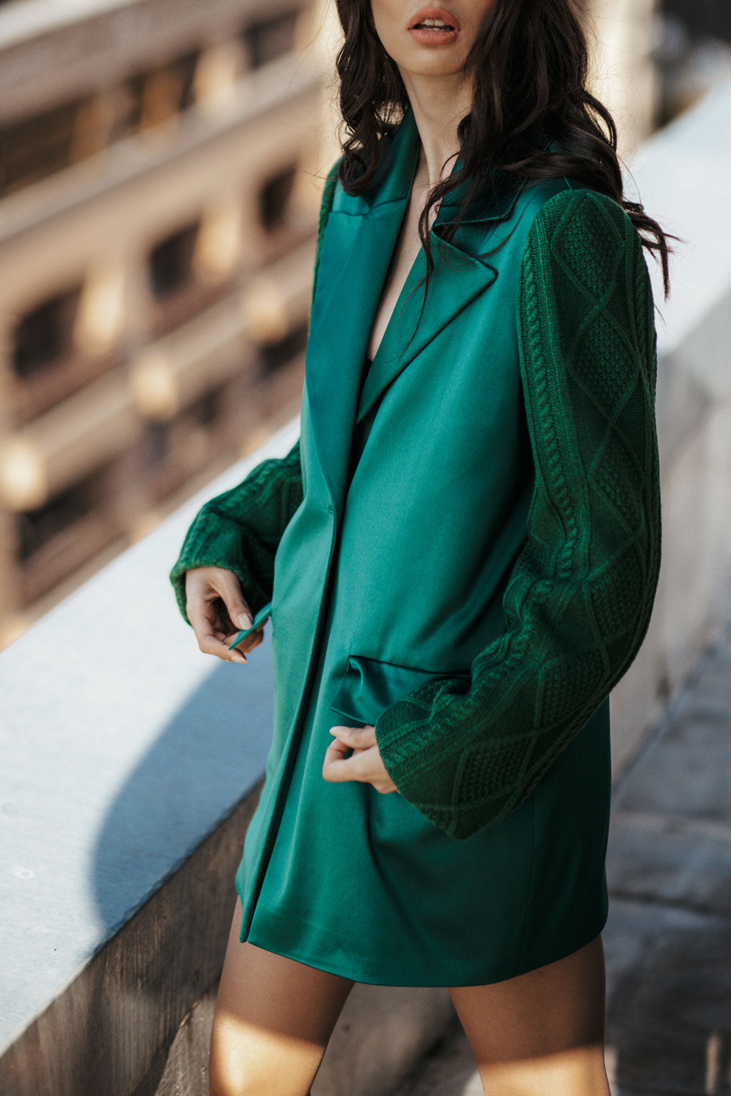 Ava Green Blazer by Abôvian, Product type - Jacket, Designed by Chill Fashion