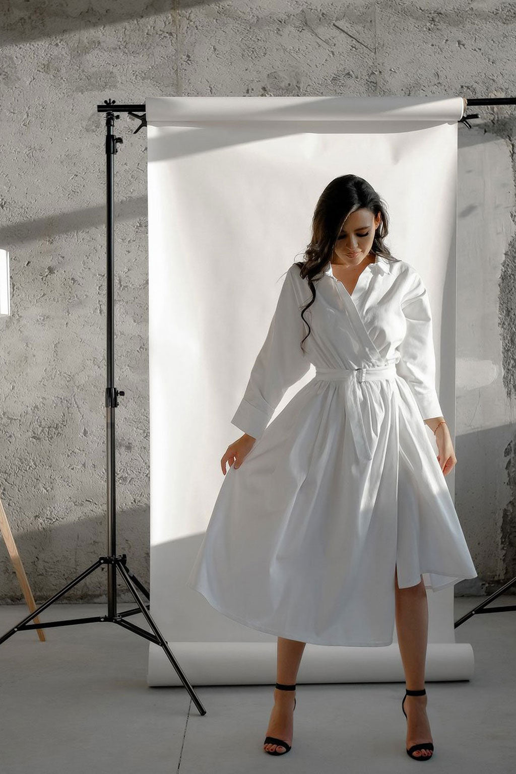 Anita White Midi Dress by Abôvian, Product type - Dress, Designed by Teress