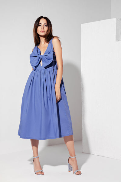Carolyne Blue Bow Dress by Abôvian, Product type - Dress, Designed by Teress